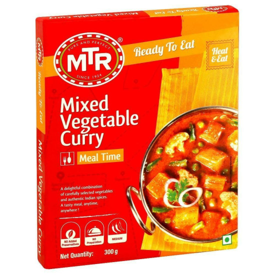 MTR Ready To Eat Mix Vegetable Curry 300 G