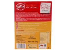 MTR Ready To Eat Mutter Paneer 300 G