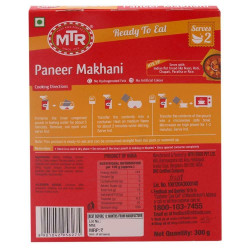 MTR Ready To Eat Paneer Makhani 300 G