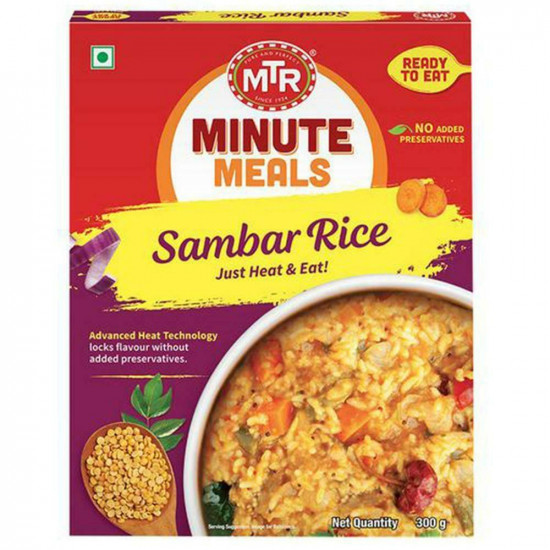 MTR Ready To Eat Sambar Rice 300 G