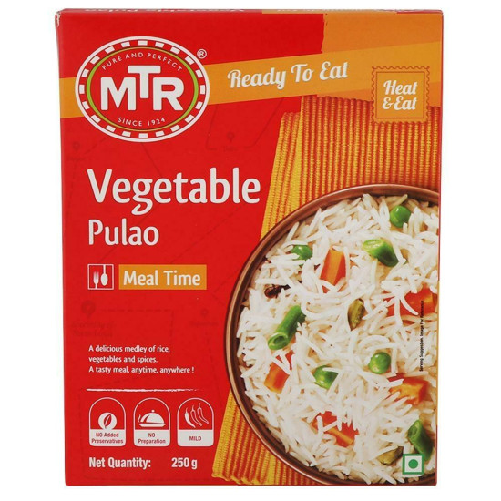 MTR Ready To Eat Vegetable Pulao 250 G