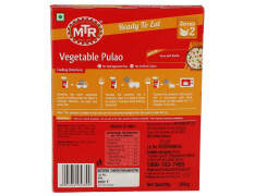 MTR Ready To Eat Vegetable Pulao 250 G