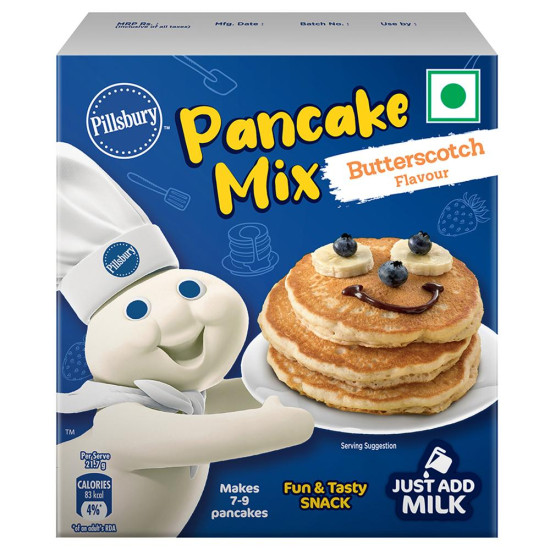 Pillsbury Butterscotch Flavour Pancake Mix 180 G