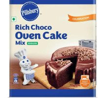 Pillsbury Oven Cake Mix, Rich Choco- Eggless, (Pack Of 4 - 270 Gm Each)