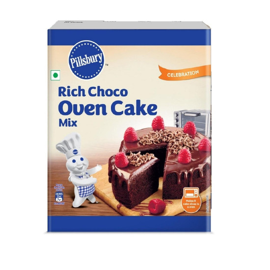 Pillsbury Oven Cake Mix, Rich Choco, (Pack Of 4 - 285 Gm Each)