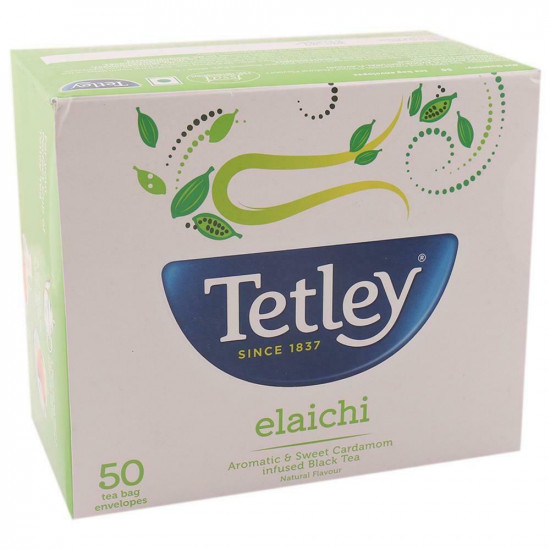Tetley Elaichi Leaf Tea Bags 50 Pcs