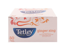 Tetley Ginger Leaf Tea Bags 50 Pcs