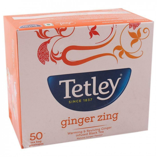 Tetley Ginger Leaf Tea Bags 50 Pcs