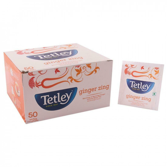 Tetley Ginger Leaf Tea Bags 50 Pcs