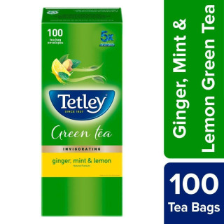 Tetley Ginger, Mint And Lemon Green Tea Bags 100 Pcs Bazaar5 Germany