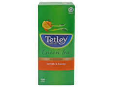 Tetley Lemon & Honey Green Tea Bags 100 Pcs