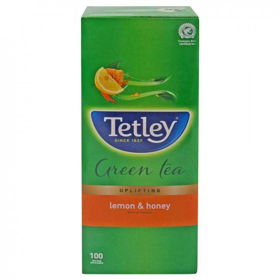 Tetley Lemon & Honey Green Tea Bags 100 Pcs