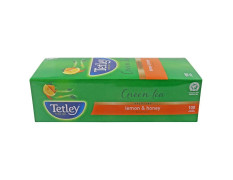 Tetley Lemon & Honey Green Tea Bags 100 Pcs