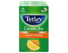 Tetley Lemon & Honey Green Tea Bags 25 Pcs