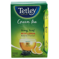 Tetley Long Leaf With Lemon Natural Green Tea 100 G