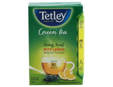 Tetley Long Leaf With Lemon Natural Green Tea 100 G