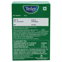 Tetley Long Leaf With Lemon Natural Green Tea 100 G