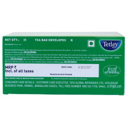 Tetley Pure Original Green Tea Bags 25 Pcs