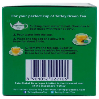 Tetley Pure Original Green Tea Bags 25 Pcs Buy Online in Germany