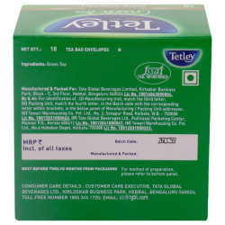 Tetley Regular Green Tea Bags (10 Pcs)