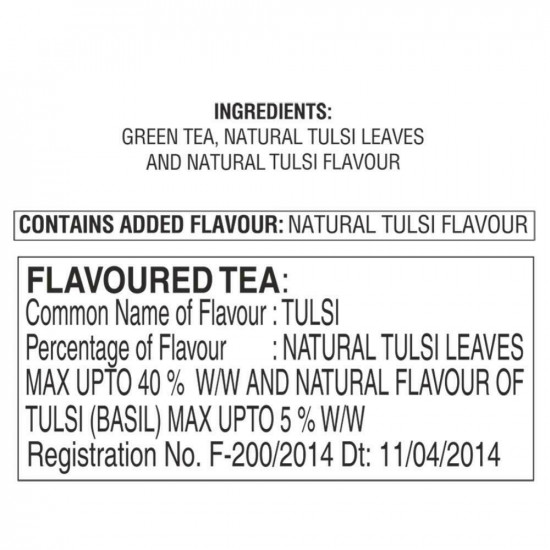 Wagh Bakri Tulsi Green Tea Bags 1.5 G (25 Pcs)