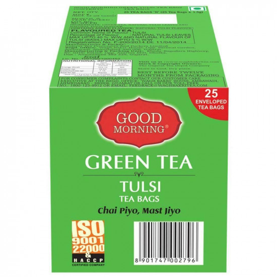 Wagh Bakri Tulsi Green Tea Bags 1.5 G (25 Pcs)