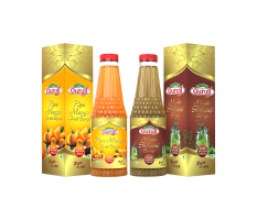 Natural Jai Guruji Ripe Mango & Masala Shikanji Fruit Syrup Each 750Ml (Pack Of 2)