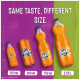 Fanta Soft Drink - Orange Flavoured, Refreshing 300 ml