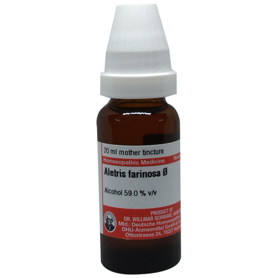 Dr Willmar Schwabe Germany Aletris Farinosa Mother Tincture Q 20 ML - Joint and Muscle Pain Relief