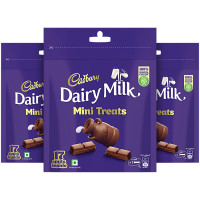 Cadbury Dairy Milk Minis Chocolate Home Treats Pack 3 x 119 g - Delicious Milk Chocolate Treats Cadbury Dairy Milk Minis Chocolate Home Treats Pack 3 x 119 g - Delicious Milk Chocolate Treats