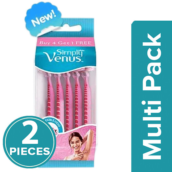 Gillette Venus Simply Venus Hair Removal For Women 2x5 pcs