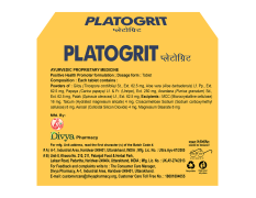Divya Platogrit 3 U X 20 N 34 g
