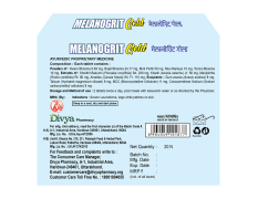Divya Melanogrit Gold 20 N 14 g