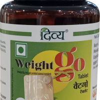 Divya Weightgo Tablet 60 N 39 g - Natural Dietary Supplement for Weight Management