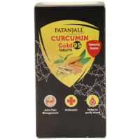 Patanjali Curcumin Gold 95 Tablet 33 g - Natural Antioxidant Supplement