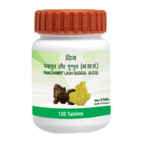 Panchamrit Lauh Guggul 120 Tabs 40 g - Traditional Ayurvedic Supplement