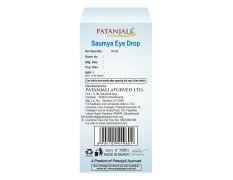Patanjali Saumya Eye Drop 10 ml - Natural Eye Care Solution