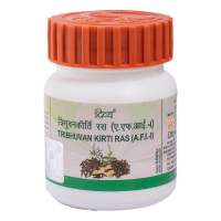 Divya Tribhuvankirti Ras 20 g - Traditional Ayurvedic Wellness