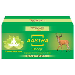 Aastha Kasturi Dhoop 10 Stick 50 g - Aromatic Spiritual Experience