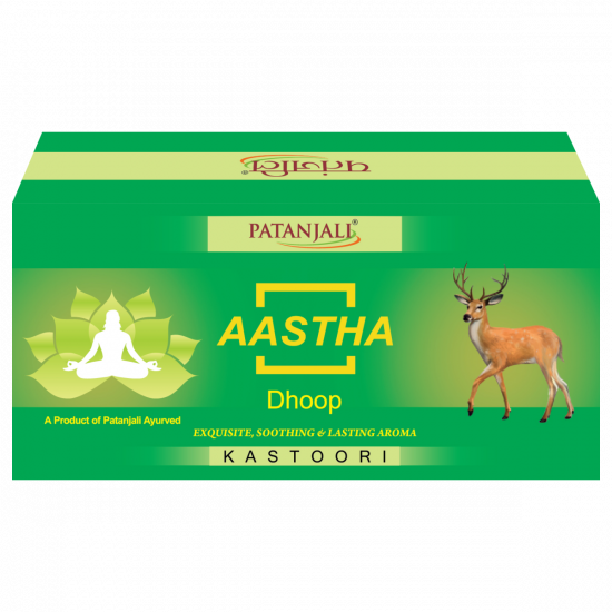 Aastha Kasturi Dhoop 10 Stick 50 g