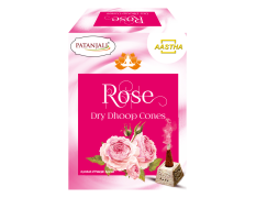 Aastha Rose Dry Dhoop Cone 20 g