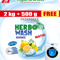 Patanjali Herbo Wash Advance Matic Detergent Powder 2kg Free 500g 2.5 kg Patanjali Herbo Wash Advance Matic Detergent Powder 2kg Free 500g 2.5 kg