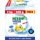 Patanjali Herbo Wash Advance Matic Detergent Powder 2kg Free 500g 2.5 kg