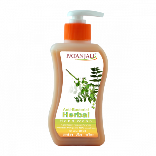 Patanjali Herbal Hand Wash Anti Bacterial 250 ml