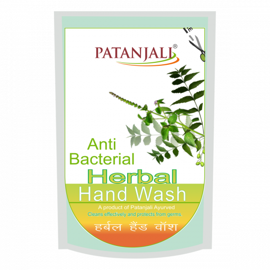 Patanjali Herbal Hand Wash Anti Bacterial Refill 200 ml