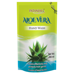 Patanjali Aloevera Hand Wash Refill 200 ml