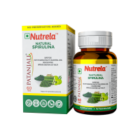 Patanjali Nutrela Spirulina Natural 32 g - Nutrient-Rich Dietary Supplement