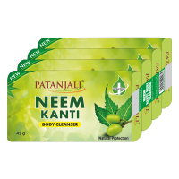 Patanjali Neem Kanti Body Cleanser Pack of 4 180 g