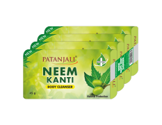 Patanjali Neem Kanti Body Cleanser Pack of 4 180 g