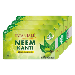 Patanjali Neem Kanti Body Cleanser Pack of 4 180 g